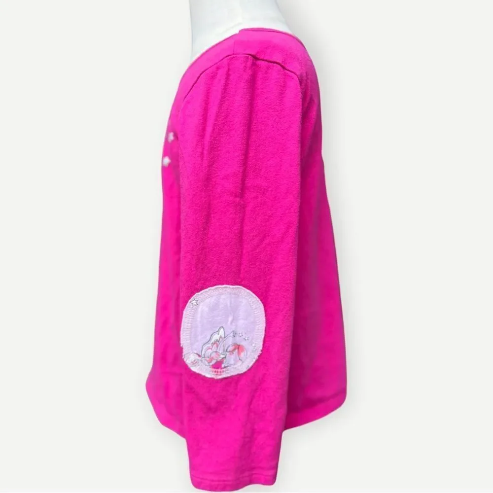 Children’s Place Girls Toddler Kids Long Sleeve Elbow Patch Fairy Shirt. 4. 4T.